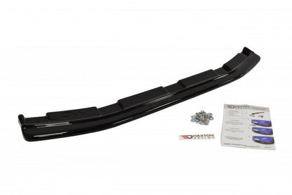 Mittlerer Diffusor Heck Ansatz für MAZDA 3 MK2 MPS  schwarz Hochglanz