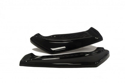 Heck Ansatz Flaps Diffusor für OPEL CORSA D OPC / VXR schwarz matt