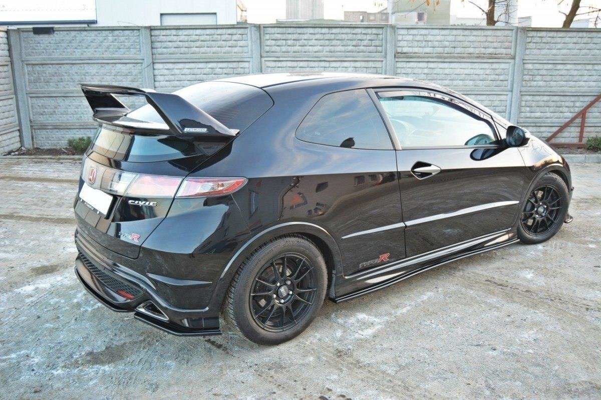 Seitenschweller Ansatz für HONDA CIVIC VIII TYPE S/R Carbon Look