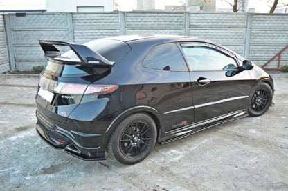 Seitenschweller Ansatz für HONDA CIVIC VIII TYPE S/R Carbon Look