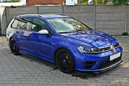 Seitenschweller Ansatz für V.1 für VW Golf 7 R / R-Line Carbon Look