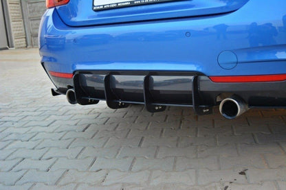 Diffusor Heck Ansatz für Heckschürze für & Heck Ansatz Flaps Diffusor für BMW 4er F32 M Paket