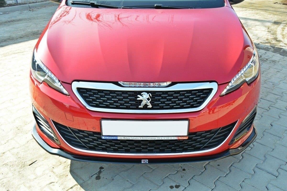 Front Ansatz für v.1 PEUGEOT 308 II GTI schwarz matt