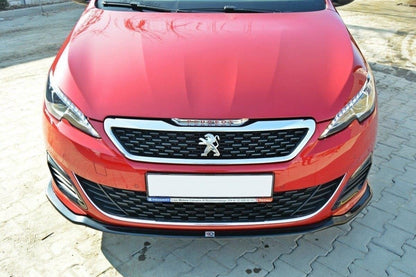 Front Ansatz für v.1 PEUGEOT 308 II GTI schwarz matt