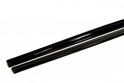 Seitenschweller Ansatz für V.1 für BMW 1er F20 M135i / M140i / M-Paket schwarz Hochglanz