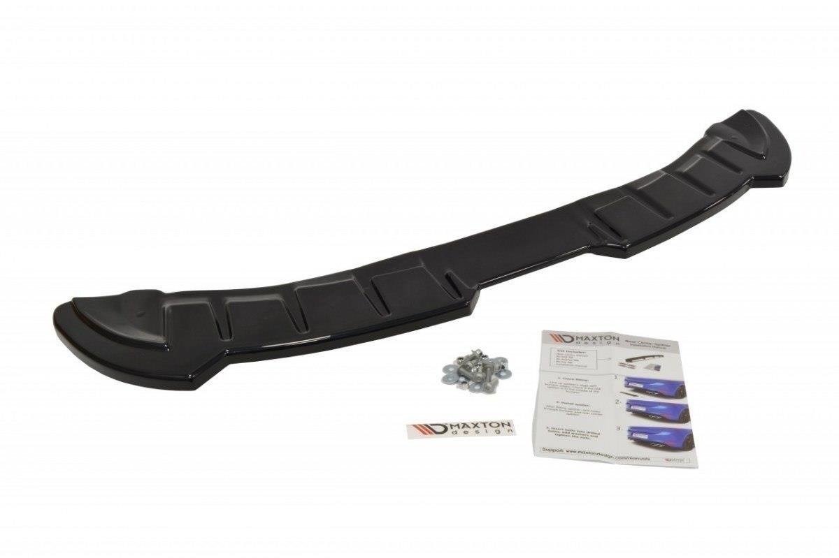 Diffusor Heck Ansatz für SEAT IBIZA 4 SPORTCOUPE (vor Facelift)  schwarz matt