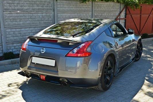 Mittlerer Diffusor Heck Ansatz für Nissan 370Z Carbon Look
