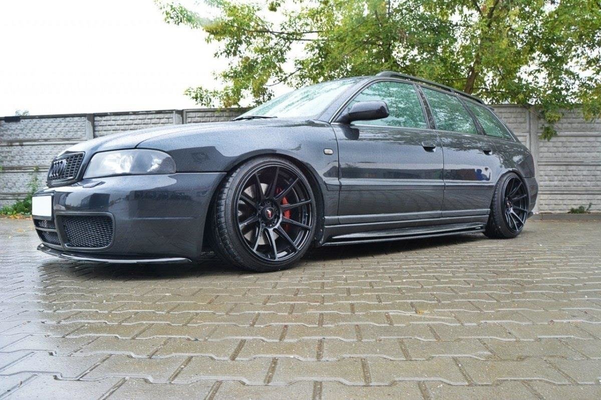Seitenschweller Ansatz für AUDI S4 B5 Carbon Look