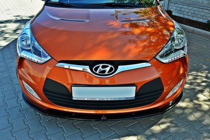 Front Ansatz für Hyundai Veloster Carbon Look
