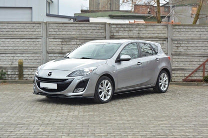 Seitenschweller Ansatz für MAZDA 3 MK2 SPORT (vor Facelift) Carbon Look