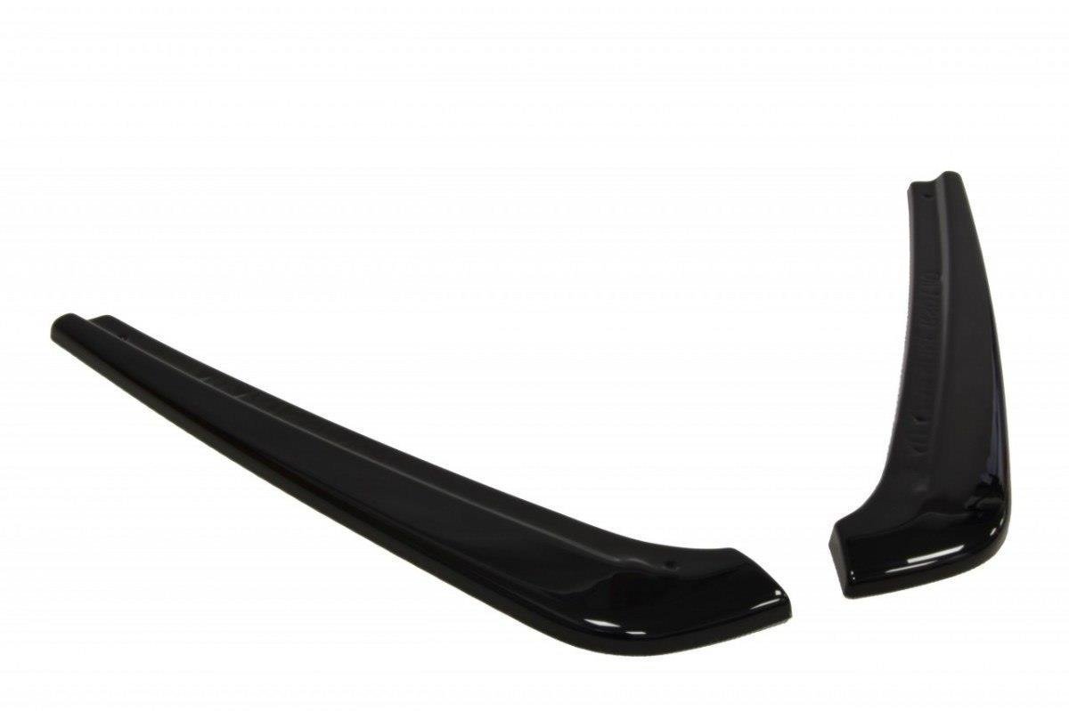 Heck Ansatz Flaps Diffusor für AUDI A7 S-LINE (FACELIFT) schwarz Hochglanz