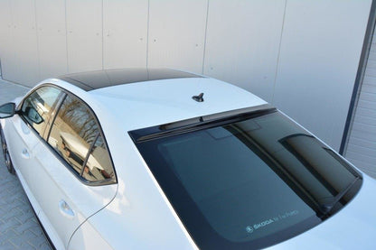 Heckscheiben Spoiler für SKODA SUPERB III schwarz matt
