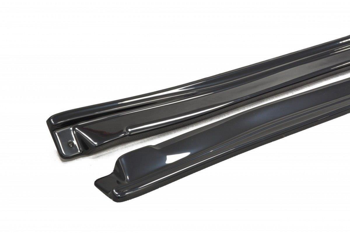 Seitenschweller Ansatz für Subaru Impreza II WRX schwarz matt