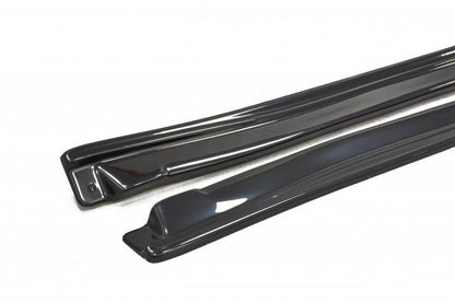Seitenschweller Ansatz für Subaru Impreza II WRX schwarz matt
