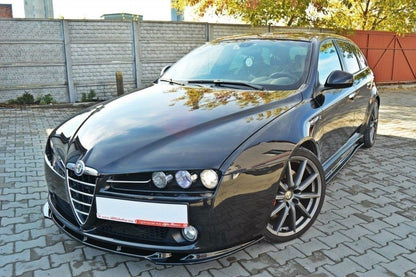 Front Ansatz für v.1 ALFA ROMEO 159 schwarz matt