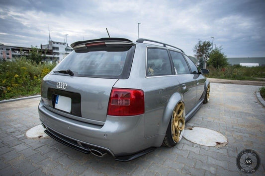 Mittlerer Diffusor Heck Ansatz für AUDI RS6 C5 AVANT Carbon Look