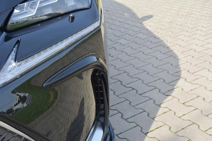 Nebelleuchten Abdeckung für Lexus NX Mk1 schwarz matt