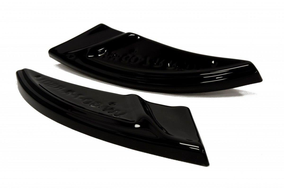 Heck Ansatz Flaps Diffusor V.1 für VW Golf 7 R / R-Line  Carbon Look