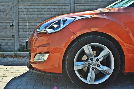 Front Ansatz für Hyundai Veloster schwarz matt