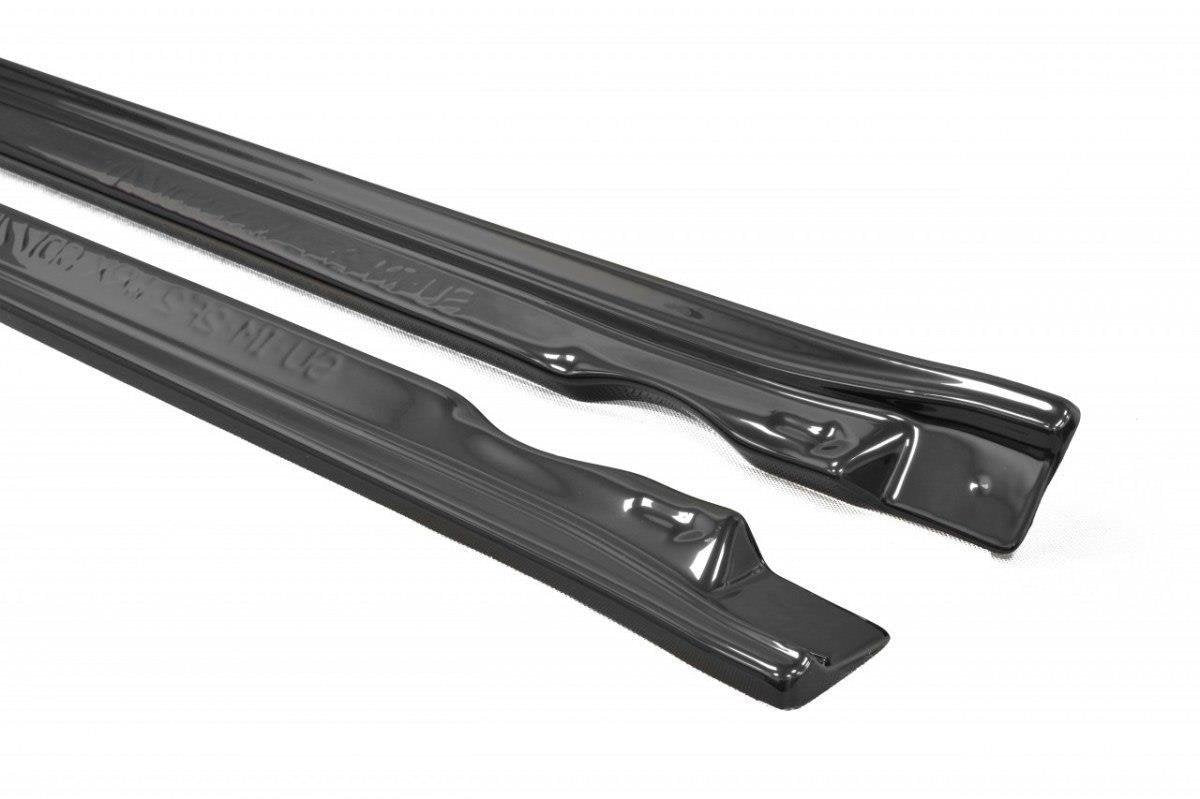 Seitenschweller Ansatz für Subaru Impreza II WRX schwarz matt