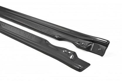 Seitenschweller Ansatz für Subaru Impreza II WRX schwarz matt