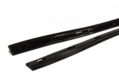 Seitenschweller Ansatz für HONDA CIVIC VIII TYPE S/R schwarz matt