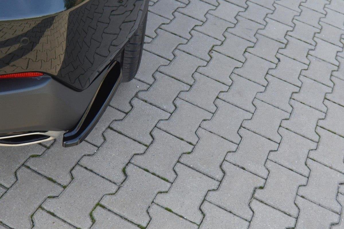 Heck Ansatz Flaps Diffusor für Lexus NX Mk1 T schwarz matt