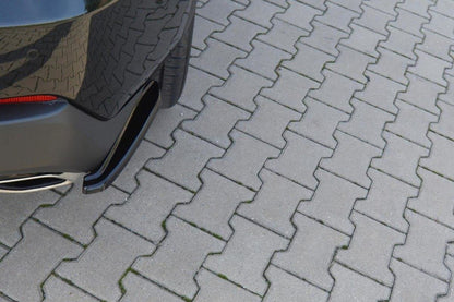 Heck Ansatz Flaps Diffusor für Lexus NX Mk1 T schwarz matt