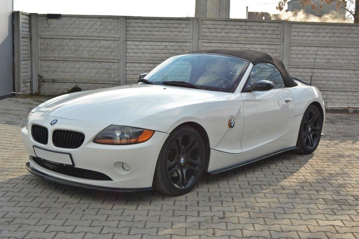 Seitenschweller Ansatz für BMW Z4 E85 / E86 vor Facelift schwarz matt