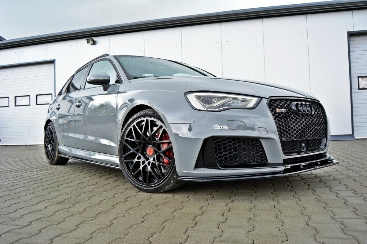 Front Ansatz V.2 für Audi RS3 8V Sportback schwarz matt