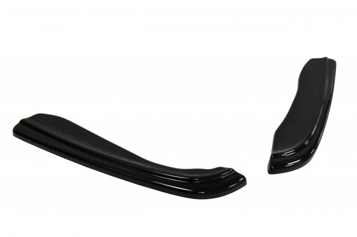 Heck Ansatz Flaps Diffusor für BMW 3er E46 M Paket COUPE schwarz matt