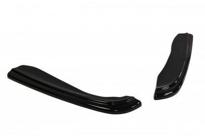 Heck Ansatz Flaps Diffusor für BMW 3er E46 M Paket COUPE schwarz matt