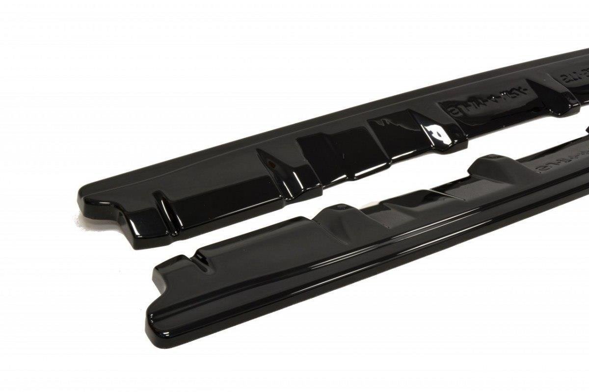 Seitenschweller Ansatz für SUBARU WRX STI schwarz Hochglanz