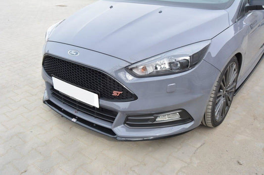 Front Ansatz für Ford Focus ST Mk3 FL (Cupra) schwarz Hochglanz