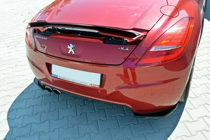 Heck Ansatz Flaps Diffusor für PEUGEOT RCZ  schwarz matt