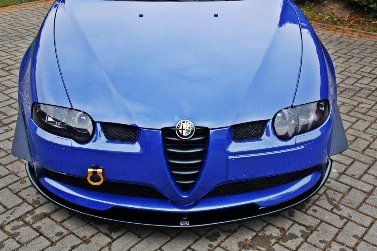 Front Ansatz für ALFA ROMEO 147 GTA schwarz Hochglanz