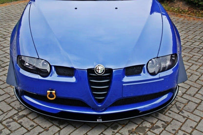 Front Ansatz für ALFA ROMEO 147 GTA schwarz Hochglanz