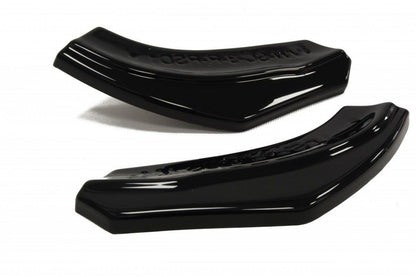 Heck Ansatz Flaps Diffusor für VW SCIROCCO R schwarz Hochglanz