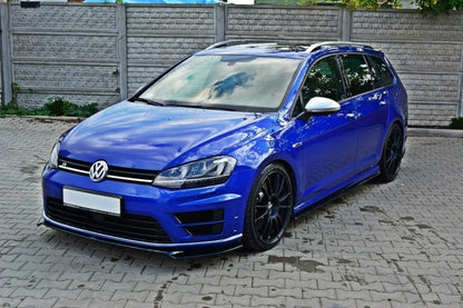 Front Ansatz V.2 für VW Golf 7 R / R-Line Carbon Look