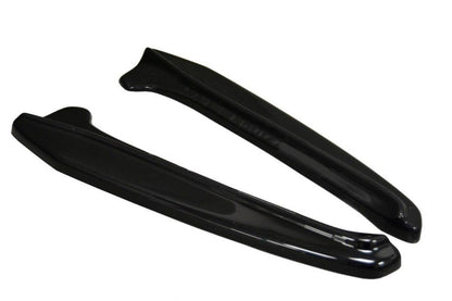 Heck Ansatz Flaps Diffusor für Lexus NX Mk1 T schwarz matt