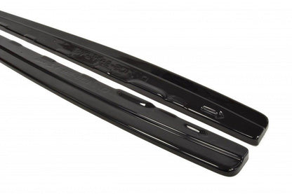 Seitenschweller Ansatz für BMW Z4 E85 / E86 vor Facelift schwarz matt
