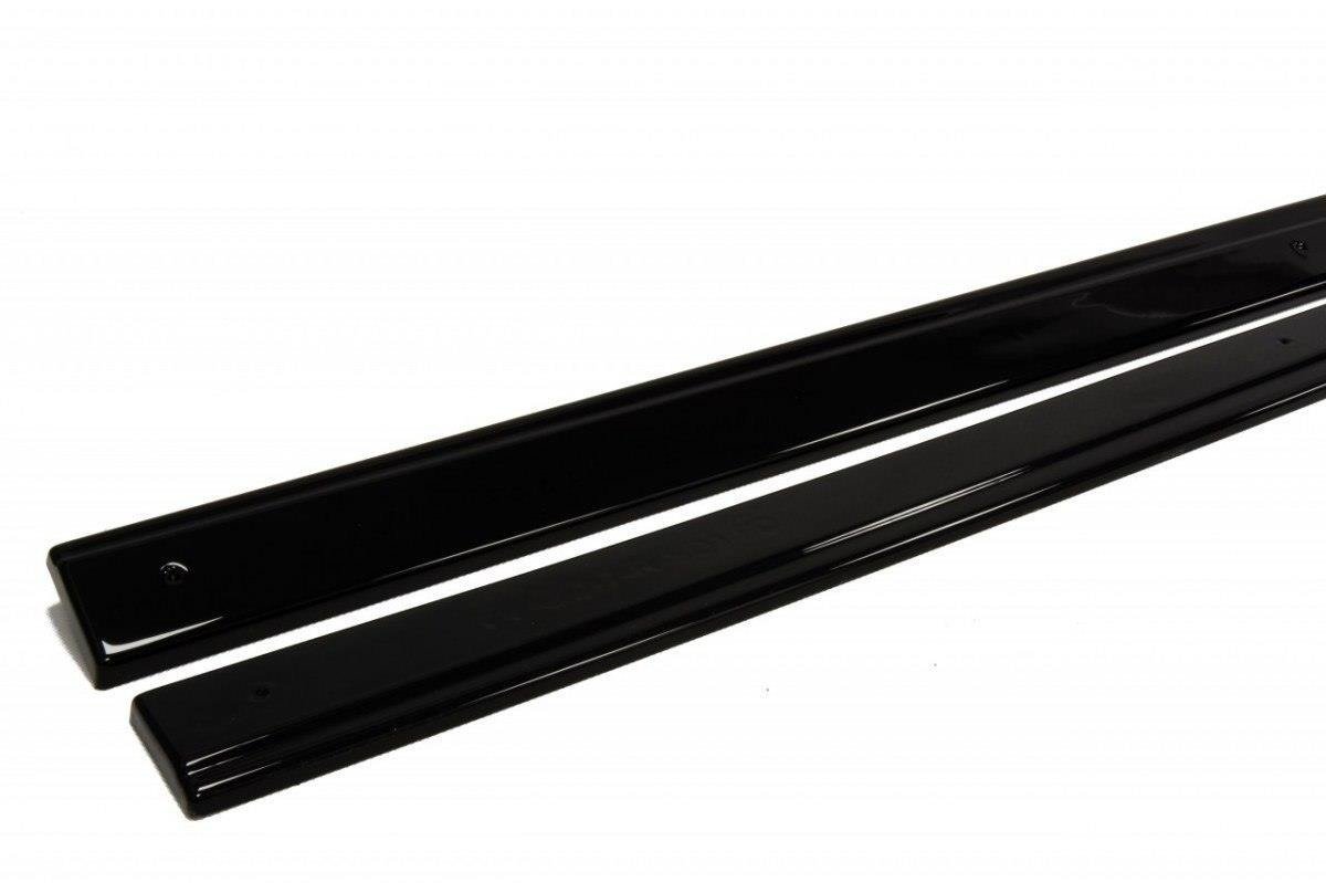 Seitenschweller Ansatz für V.1 für VW Golf 7 R / R-Line schwarz matt