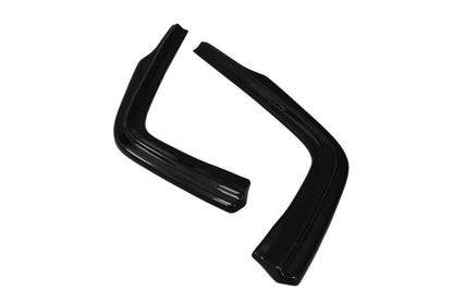 Heck Ansatz Flaps Diffusor für Lexus GS Mk4 Facelift H schwarz matt