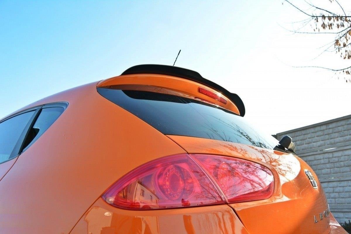 Spoiler CAP für SEAT LEON MK2 CUPRA / FR Facelift schwarz matt