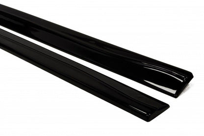 Seitenschweller Ansatz für BMW 4er F32 M Paket Carbon Look