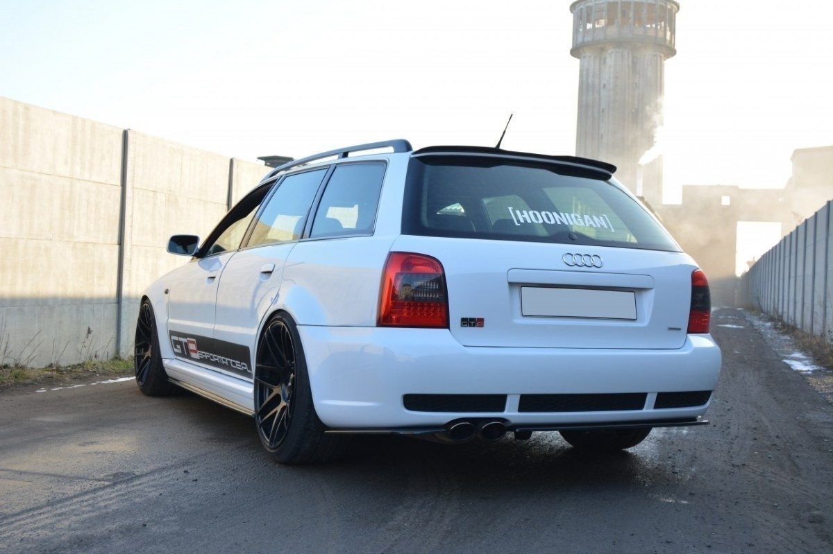 Diffusor Heck Ansatz für AUDI RS4 B5 DTM LOOK schwarz matt