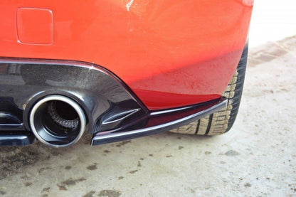 Heck Ansatz Flaps Diffusor für PEUGEOT 308 II GTI schwarz matt