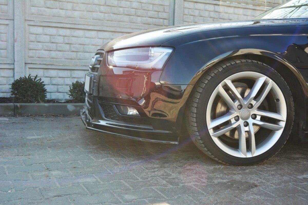 Front Diffuser V.1 Audi A4 B8 FL schwarz matt