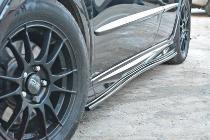 Seitenschweller Ansatz für HONDA CIVIC VIII TYPE S/R Carbon Look