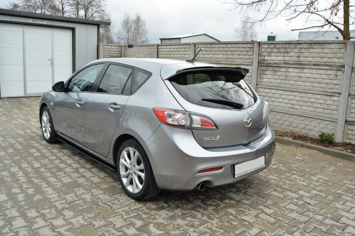 Spoiler CAP für MAZDA 3 MK2 SPORT (vor Facelift) Carbon Look